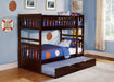 Rowe Cherry Twin/Twin Bunk Bed - Gate Furniture