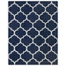 Royal Collection Contemporary Moroccan Trellis Design Area Rugs - Navy - RYL1324-5X7 - Gate Furniture