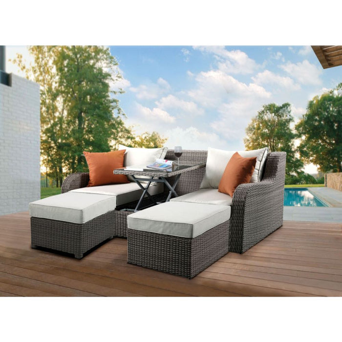 Salena Patio Sofa & Ottoman - 45010 - In Stock Furniture