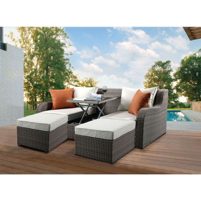 Salena Patio Sofa & Ottoman - 45010 - In Stock Furniture