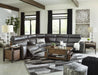 Samperstone Gray LAF Power Reclining Sectional - Gate Furniture