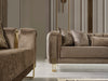 Santana Coffee Velvet Sofa & Loveseat - Gate Furniture