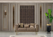 Santana Coffee Velvet Sofa & Loveseat - Gate Furniture