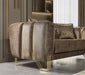 Santana Coffee Velvet Sofa & Loveseat - Gate Furniture