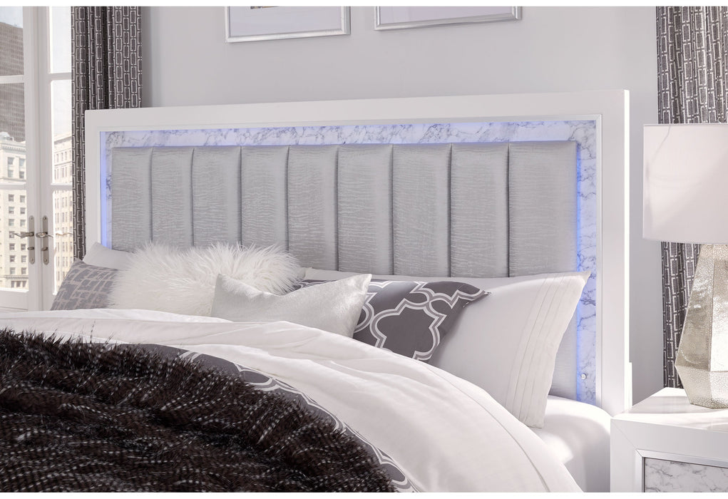 Santorini White Queen Bed Group - SANTORINI-WH-QBG - Gate Furniture