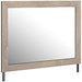 Senniberg Light Brown/White Bedroom Mirror - B1191-36 - Gate Furniture