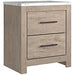 Senniberg Light Brown/White Nightstand - B1191-92 - Gate Furniture