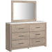 Senniberg Light Brown-White Panel Bedroom Set - Gate Furniture