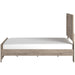 Senniberg Light Brown-White Queen Panel Bed - Gate Furniture