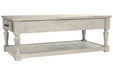 Shawnalore Whitewash Coffee Table - T782-1 - Gate Furniture