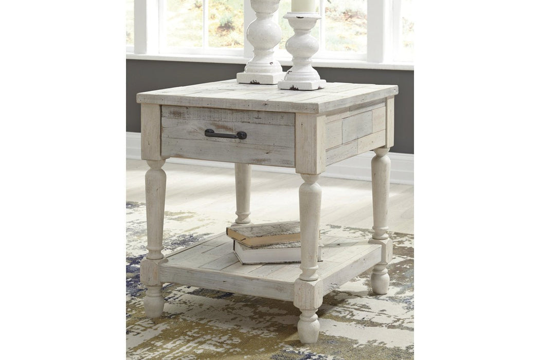 Shawnalore Whitewash End Table - T782-3 - Gate Furniture