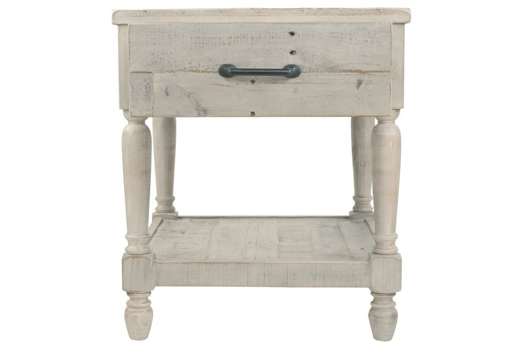 Shawnalore Whitewash End Table - T782-3 - Gate Furniture