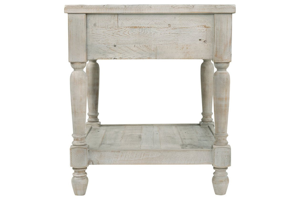 Shawnalore Whitewash End Table - T782-3 - Gate Furniture