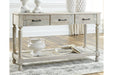 Shawnalore Whitewash Sofa/Console Table - T782-4 - Gate Furniture