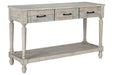 Shawnalore Whitewash Sofa/Console Table - T782-4 - Gate Furniture