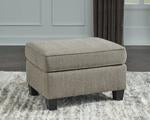 Shewsbury Pewter Ottoman - 4720214 - Gate Furniture