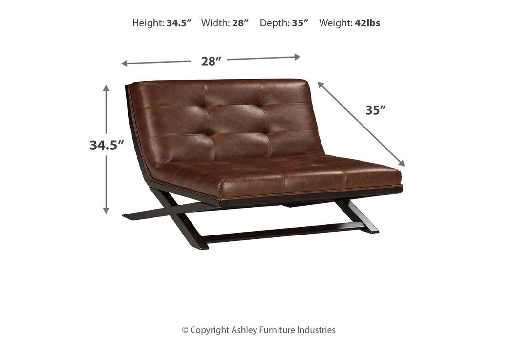 Sidewinder Brown Accent Chair - A3000031 - Gate Furniture