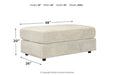 Soletren Stone Oversized Ottoman - 9510408 - Gate Furniture