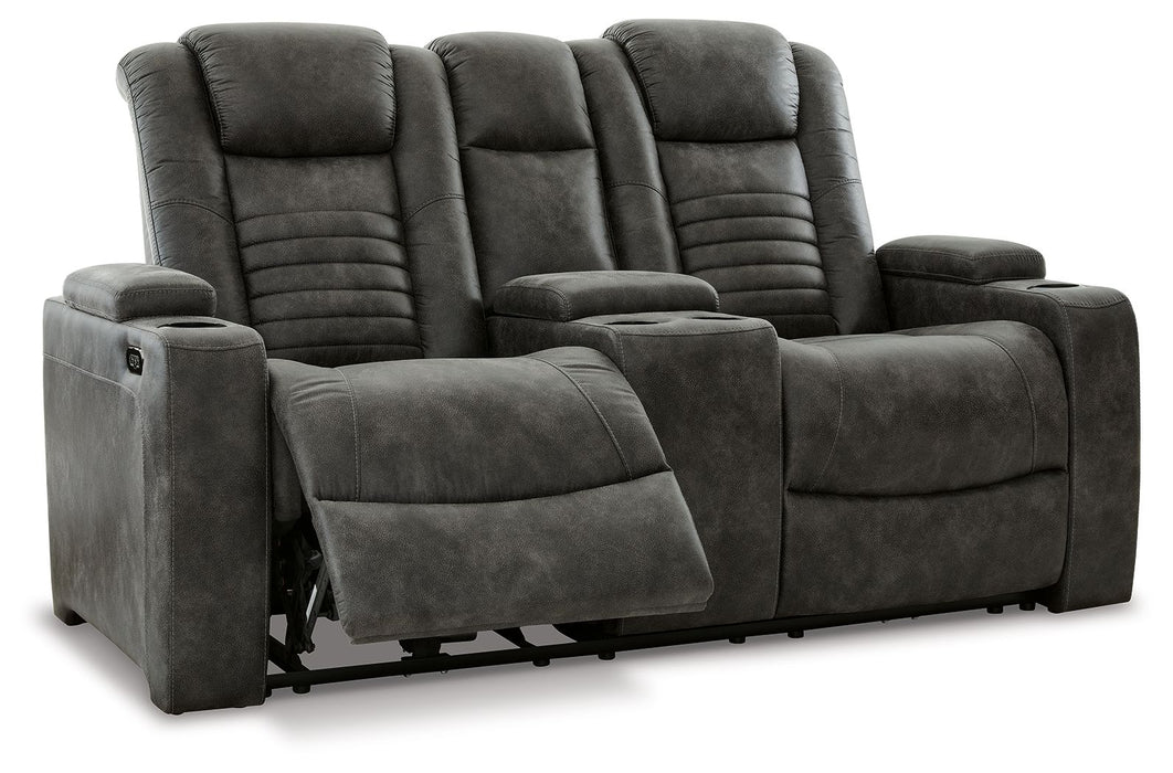 Soundcheck Power Reclining Loveseat with Console - 3060618 - In Stock Furniture