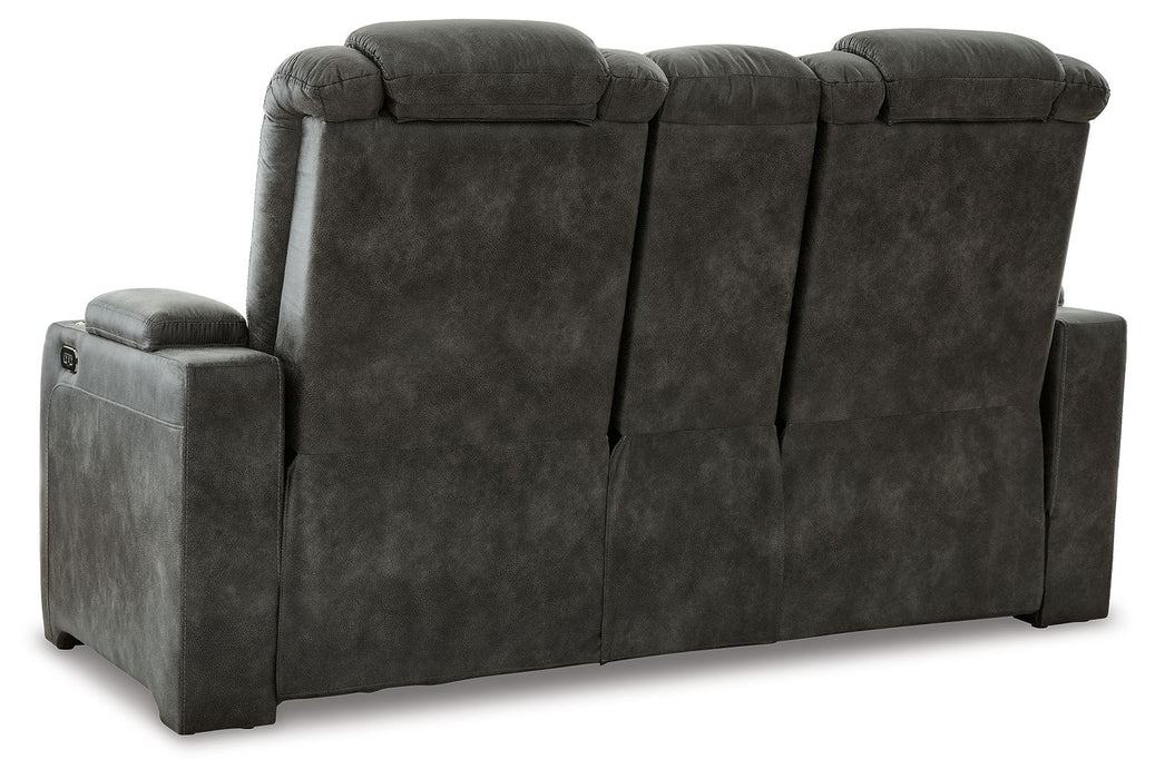 Soundcheck Power Reclining Loveseat with Console - 3060618 - In Stock Furniture