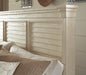 [SPECIAL] Bolanburg Antique White Louvered Panel Bedroom Set - Gate Furniture