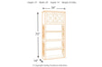 [SPECIAL] Bolanburg Two-tone 75" Bookcase - H647-17 - Gate Furniture