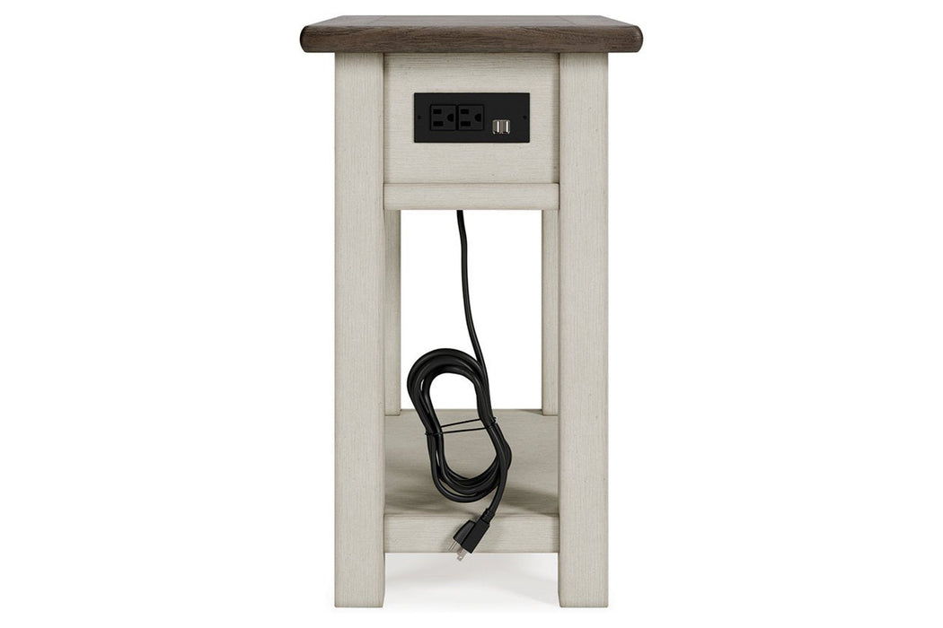 [SPECIAL] Bolanburg Two-tone Chairside End Table - T637-107 - Gate Furniture