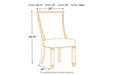 [SPECIAL] Bolanburg Two-tone Dining Chair (Set of 2) - D647-02 - Gate Furniture