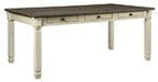 [SPECIAL] Bolanburg Two-tone Dining Table - D647-25 - Gate Furniture