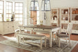 [SPECIAL] Bolanburg Two-tone Dining Table - D647-25 - Gate Furniture