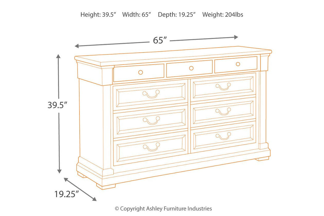 [SPECIAL] Bolanburg Two-tone Dresser - B647-131 - Gate Furniture