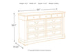 [SPECIAL] Bolanburg Two-tone Dresser - B647-131 - Gate Furniture