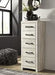 [SPECIAL] Cambeck Whitewash Narrow Chest of Drawers - B192-11 - Gate Furniture