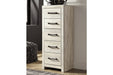 [SPECIAL] Cambeck Whitewash Narrow Chest of Drawers - B192-11 - Gate Furniture