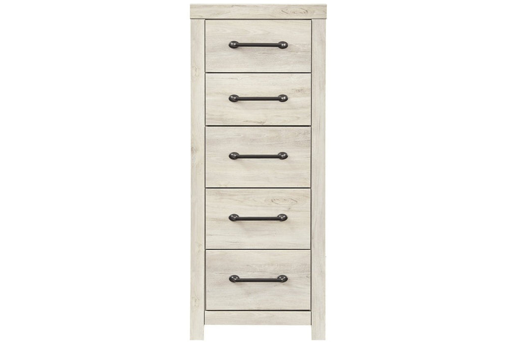 [SPECIAL] Cambeck Whitewash Narrow Chest of Drawers - B192-11 - Gate Furniture