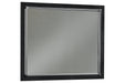 [SPECIAL] Kaydell Black Bedroom Mirror - B1420-36 - Gate Furniture