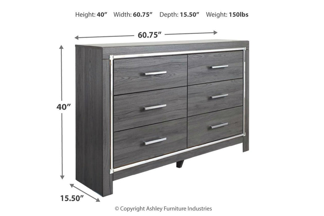 [SPECIAL] Lodanna Gray Dresser - B214-31 - Gate Furniture