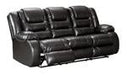 [SPECIAL] Vacherie Black Reclining Sofa - 7930888 - Gate Furniture