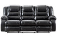 [SPECIAL] Vacherie Black Reclining Sofa - 7930888 - Gate Furniture