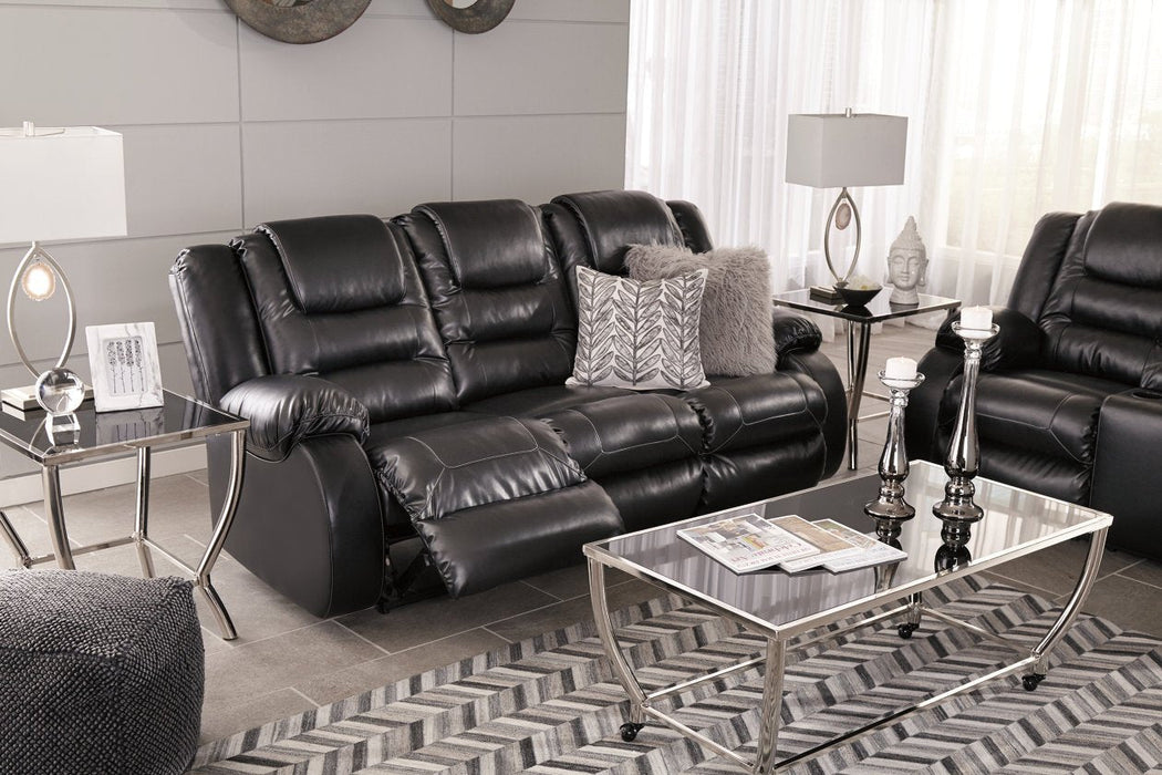 [SPECIAL] Vacherie Black Reclining Sofa - 7930888 - Gate Furniture