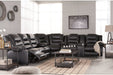 [SPECIAL] Vacherie Black Reclining Sofa - 7930888 - Gate Furniture