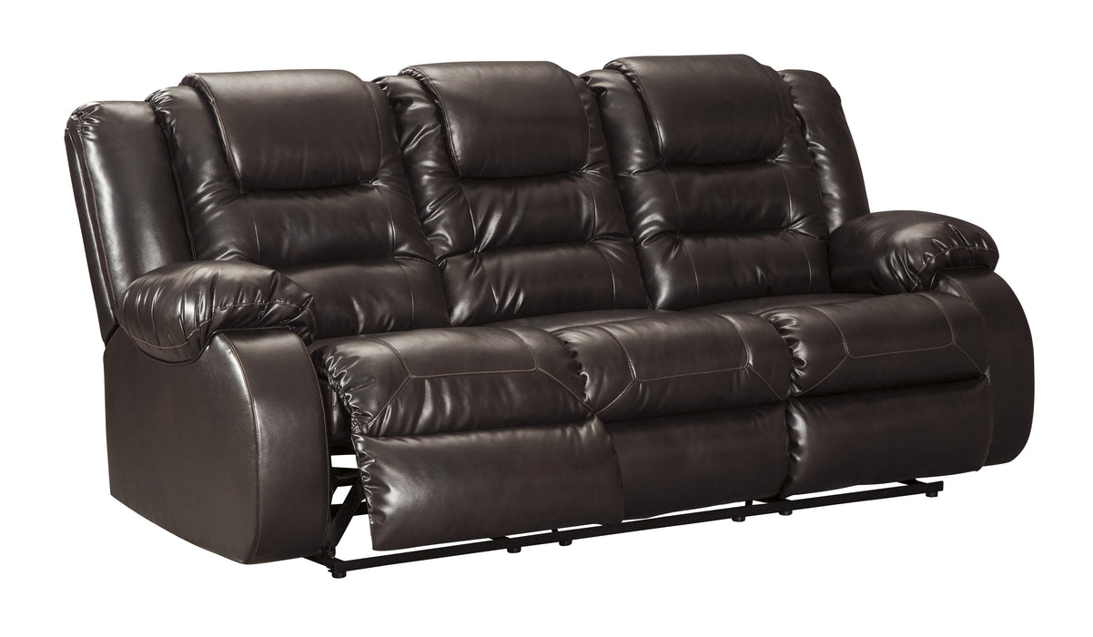 [SPECIAL] Vacherie Chocolate Reclining Living Room Set - Gate Furniture