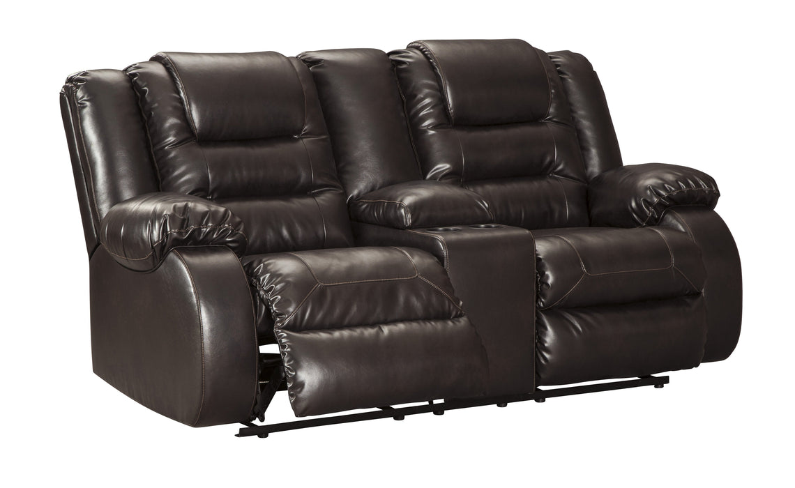 [SPECIAL] Vacherie Chocolate Reclining Living Room Set - Gate Furniture