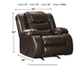 [SPECIAL] Vacherie Chocolate Reclining Living Room Set - Gate Furniture