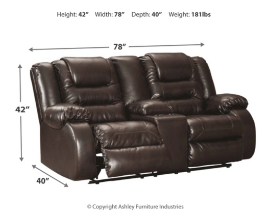 [SPECIAL] Vacherie Chocolate Reclining Living Room Set - Gate Furniture