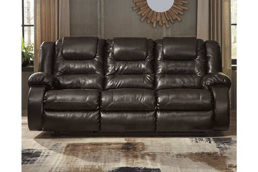 [SPECIAL] Vacherie Chocolate Reclining Sofa - 7930788 - Gate Furniture