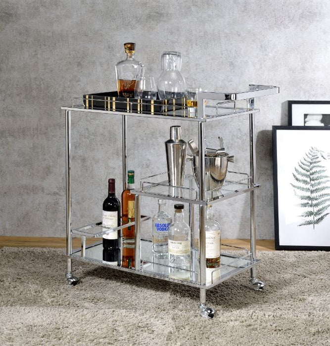 Splinter Serving Cart - 98215 - In Stock Furniture