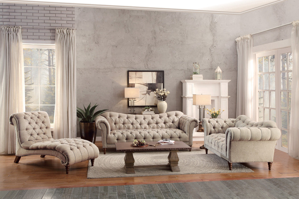 St. Claire Beige Sofa - 8469-3 - Gate Furniture