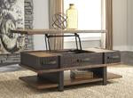 Stanah Two-tone Coffee Table with Lift Top - T892-9 - Gate Furniture