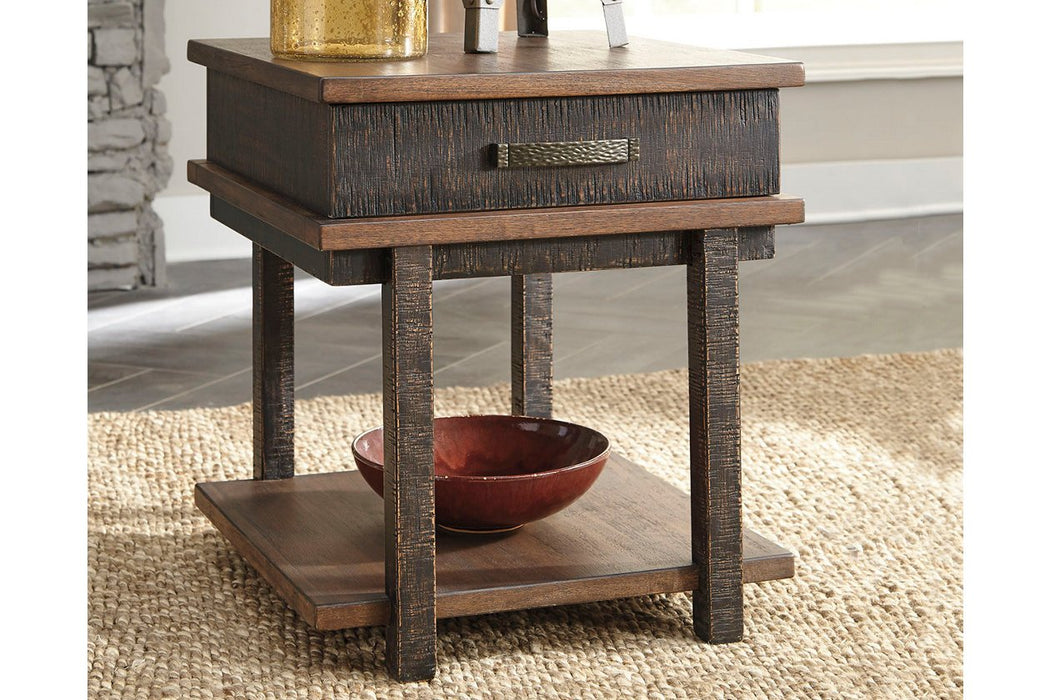 Stanah Two-tone End Table - T892-3 - Gate Furniture